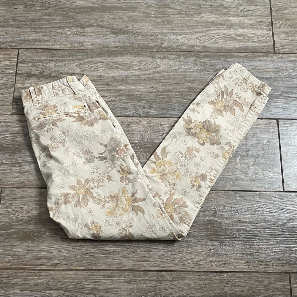 Zara Men 29 Slim Fit Floral Jeans